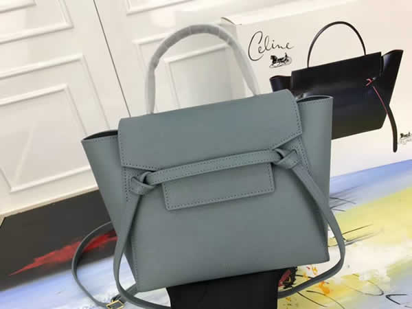 Replica Celine Flap Bag Gray Green Shoulder Bag With 1:1 Quality